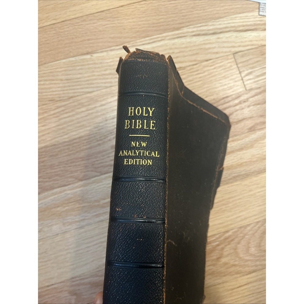 Holy Bible New Analytical Indexed Edition Dickson 1931 King James Vtg Leather